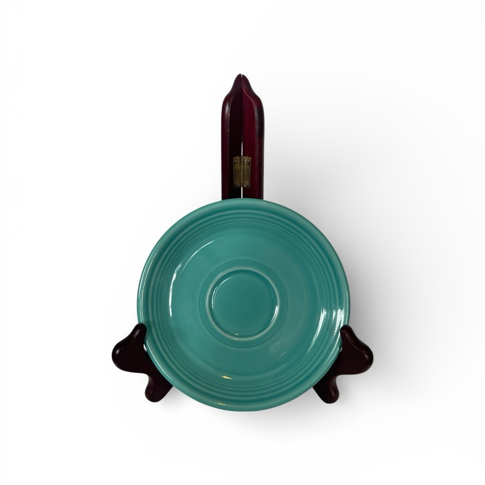 Homer Laughlin Turquoise Fiesta Saucer